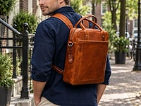 Rugzak dr amsterdam, cognac - afbeelding 5 van  6