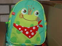 Rugzak kikker groen 3 stuks loc h33 - afbeelding 1 van  3