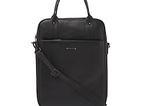 Rugzak/werktas voor werk, school en laptop met ritsvakken en schouderband, dr amsterdam, black, 2025 - afbeelding 1 van  5