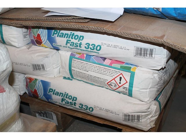 Ruim 25 zakken a 25 kg diverse mortels waaronder voegmortel, thermopal-fs33, zandcement, snelbeton planitop... - afbeelding 3 van  5