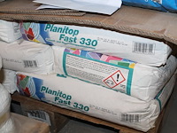 Ruim 25 zakken a 25 kg diverse mortels waaronder voegmortel, thermopal-fs33, zandcement, snelbeton planitop... - afbeelding 3 van  5