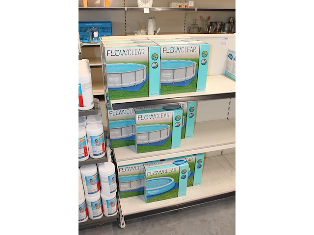 Ruim 35 onderzeilen bestway flow clear t.b.v. opzetzwembaden, w.o. doorsnedes, 457, 366, 305, en 244 cm. - afbeelding 4 van  4