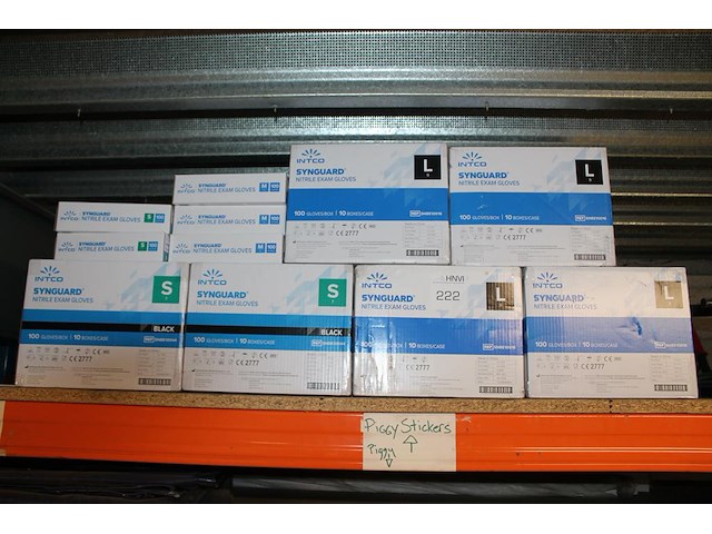 Ruim 6000 latex handschoenen intco nitrile exam gloves in de maten s, m en l. - afbeelding 1 van  1