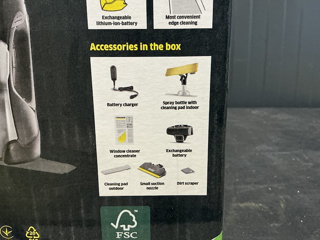 Ruitenreiniger kärcher, wv 5 plus, zwart - afbeelding 3 van  4