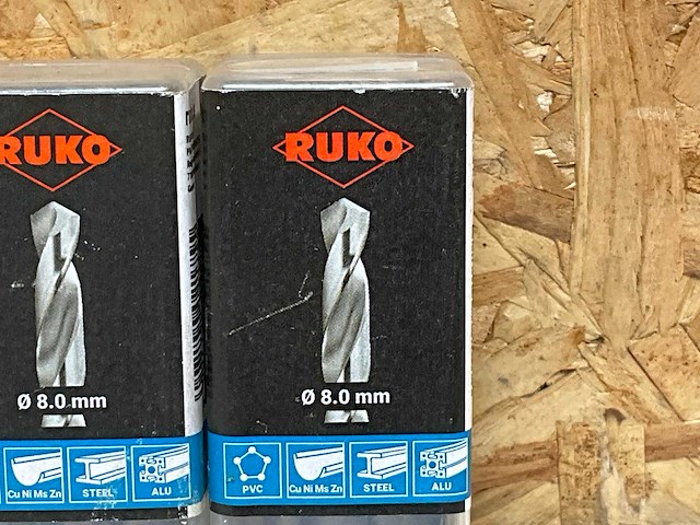 Ruko hss boren 8.0mm (30x) - afbeelding 2 van  3