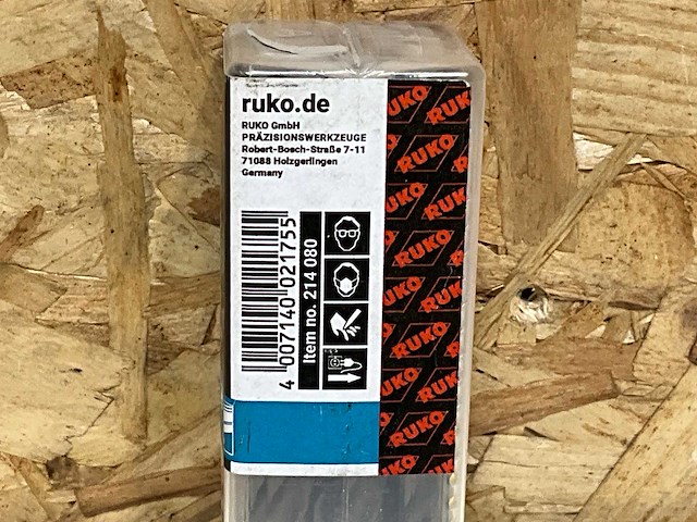 Ruko hss boren 8.0mm (30x) - afbeelding 3 van  3