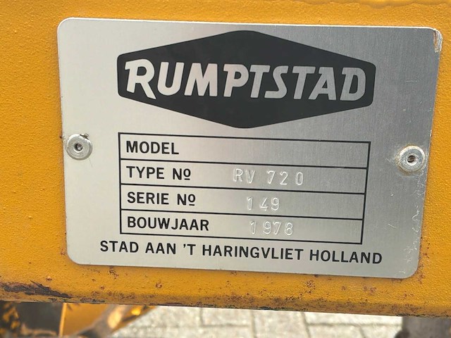 Rumpstadt - 1978 - rv 720 - ploeg - afbeelding 8 van  9