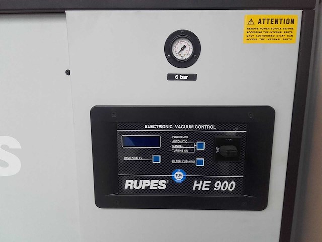 Rupes - he900 - hoogvacuüm afzuiginstallatie - afbeelding 1 van  5