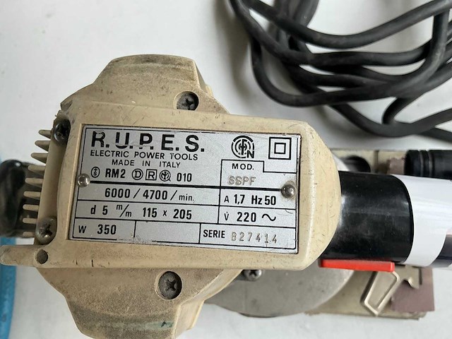 Rupes sspf vlakschuurmachine - afbeelding 3 van  3