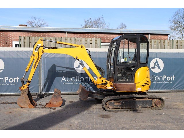 Rupsgraafmachine jcb 8032 diesel 20kw 2003 - afbeelding 1 van  1