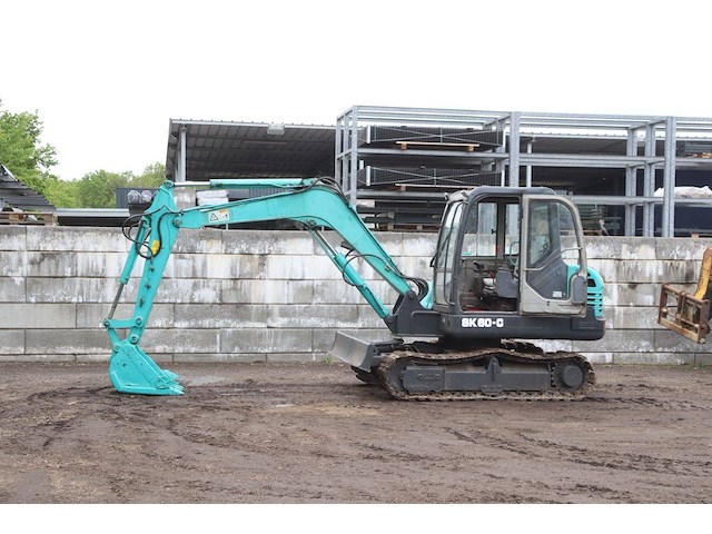 Rupsgraafmachine kobelco sk60-c diesel 2014 - afbeelding 1 van  1