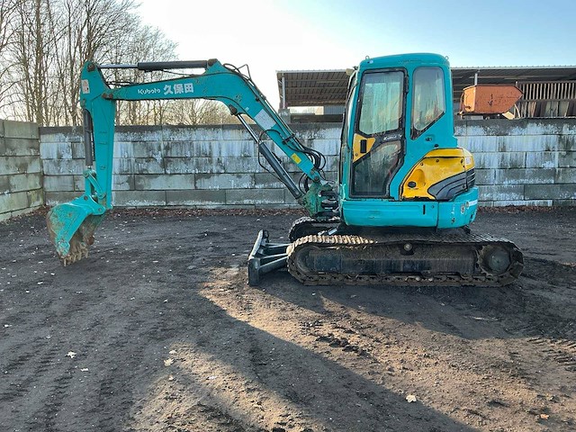 Rupsgraafmachine kubota kx155-3sz diesel 2012 - afbeelding 1 van  1