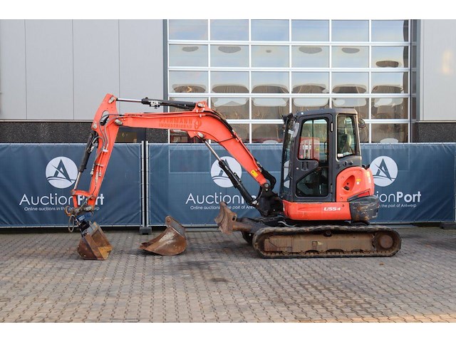 Rupsgraafmachine kubota u55-4 diesel 33.8kw 2015 - afbeelding 1 van  1