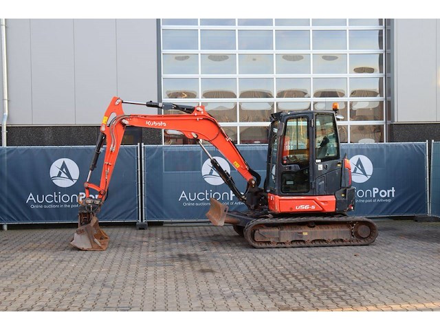 Rupsgraafmachine kubota u56-5 diesel 35kw 2020 - afbeelding 1 van  1