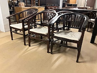 Rury houten eetkamerstoel (6x) - afbeelding 1 van  9