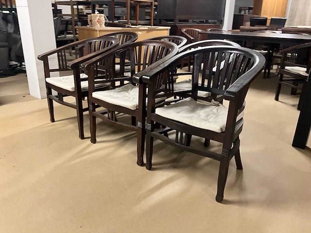 Rury houten eetkamerstoel (6x) - afbeelding 2 van  9