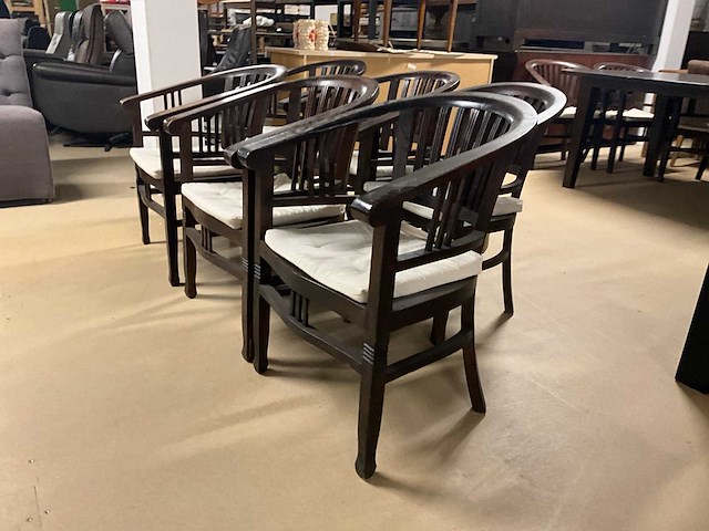 Rury houten eetkamerstoel (6x) - afbeelding 3 van  9