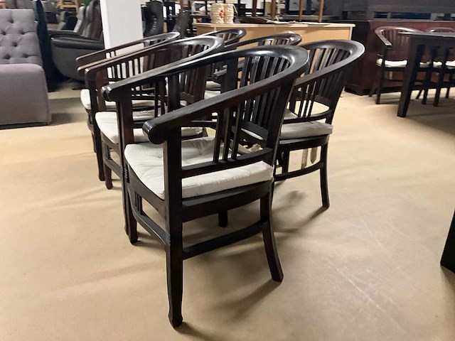 Rury houten eetkamerstoel (6x) - afbeelding 4 van  9