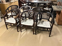 Rury houten eetkamerstoel (6x) - afbeelding 6 van  9