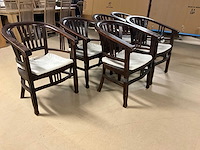 Rury houten eetkamerstoel (6x) - afbeelding 7 van  9