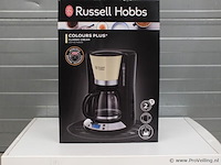 Russel hobbs koffiezetmachine met glazen kan.