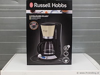 Russel hobbs koffiezetmachine met glazen kan.