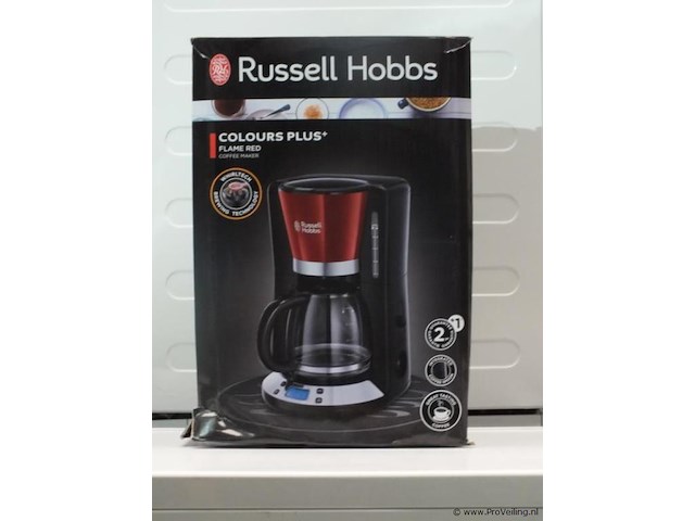 Russel hobbs koffiezetmachine met glazen kan. - afbeelding 1 van  1