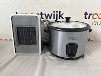 Russell hobbs 19750-56 cook@home - rijstkoker |eurom safe-t heater 2400 – keramische kachel - afbeelding 1 van  1