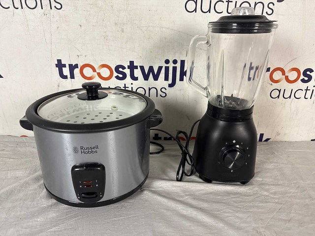 Russell hobbs 19750-56 cook@home - rijstkoker + princess 212092 black steel blender 1001 - afbeelding 2 van  2
