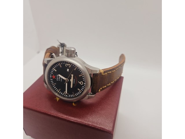 Russisch cccp typhoon automatisch herenhorloge - afbeelding 3 van  8