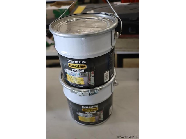 Rust-oleum graffitishield anti-graffiti coating polycoat 57104.2.5 - 2 stuks - afbeelding 1 van  4