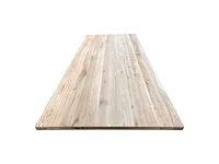 Rustiek eiken tafelblad met rechte kant 300 cm. - afbeelding 2 van  2