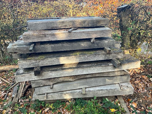 Rustieke eikenbalk - afbeelding 2 van  4