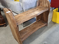 Rustieke wandtafel van massief hout - afbeelding 1 van  5