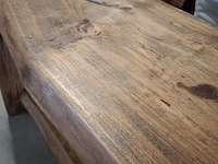 Rustieke wandtafel van massief hout - afbeelding 5 van  5