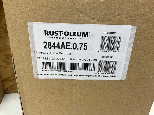 Rustoleum markeerverf 750ml ral 1023 (8x) - afbeelding 6 van  6