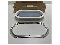 Rutgerson oval portlight stainless steel 403 x 204 mm - a1155-200rf-w - afbeelding 5 van  6