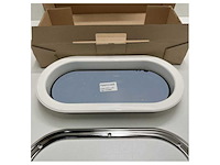 Rutgerson oval portlight stainless steel 403 x 204 mm - a1155-200rf-w - afbeelding 3 van  6