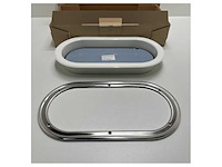 Rutgerson oval portlight stainless steel 403 x 204 mm - a1155-200rf-w - afbeelding 5 van  6