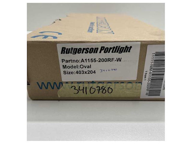 Rutgerson oval portlight stainless steel 403 x 204 mm - a1155-200rf-w - afbeelding 6 van  6