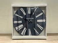 Rutheford wandklok blauw (12x) - afbeelding 1 van  6