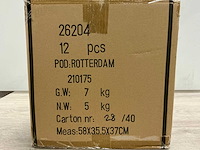 Rutheford wandklok blauw (12x) - afbeelding 5 van  6