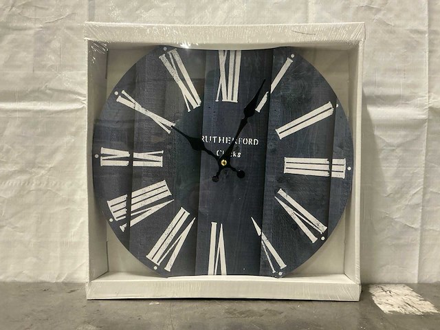 Rutherford klok ø34cm (12x) - afbeelding 1 van  2