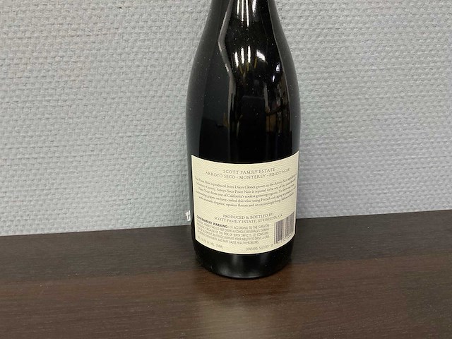 Rutherford scott family arroyo seco pinot noir 2017 (5x) - afbeelding 4 van  4