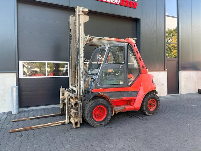 Ruw-terreinheftruck linde h80d diesel 8000kg 2007 - afbeelding 1 van  1