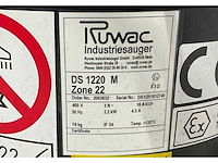 Ruwac ds1220m industriële stofzuiger - afbeelding 4 van  4