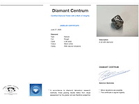 Ruwe diamant oktaeder vorm 4.56 carat - afbeelding 3 van  4