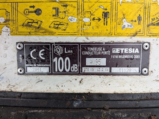 Ruwterreinmaaier etesia, atilla av95, bouwjaar 2011 - afbeelding 10 van  18