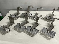 Rvs - aluminium dakhaken voor montage zonnepanelen (15x) - afbeelding 1 van  2