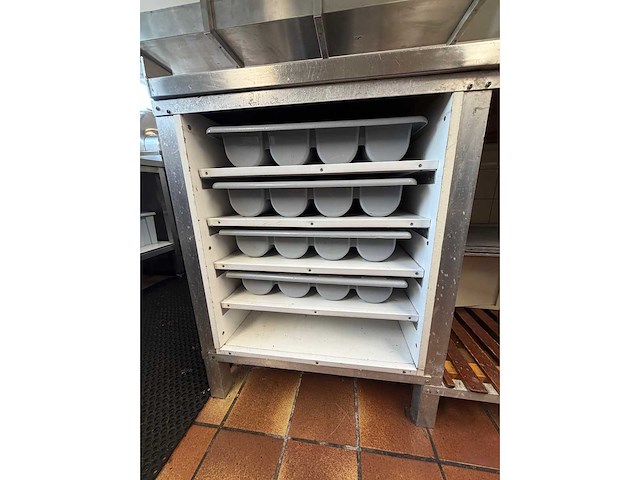 Rvs - aluminium werktafel - afbeelding 2 van  2